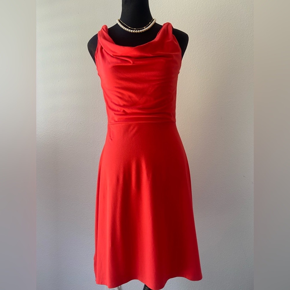 Ann Taylor Burnt Orange Dress